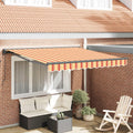 vidaXL Rama markizy Wielokolorowe 300 x 250 cm Poliester z powłoką PU