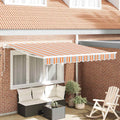 vidaXL Markiza wysuwana Wielokolorowe 300 x 250 x 165 cm