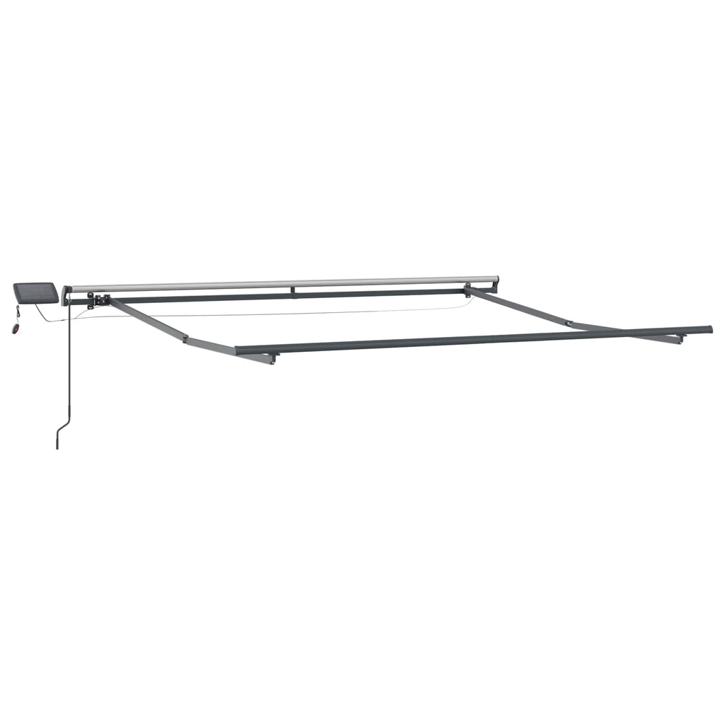 vidaXL Markiza wysuwana Wielokolorowe 300 x 250 cm Tkanina i aluminium