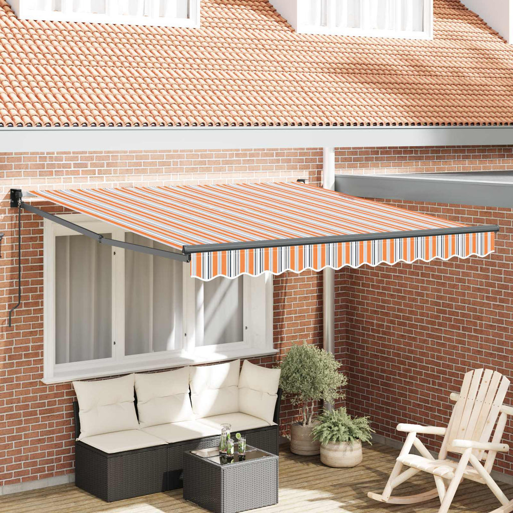 vidaXL Markiza wysuwana Wielokolorowe 300 x 250 x 165 cm
