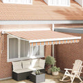 vidaXL Markiza wysuwana Wielokolorowe 300 x 250 x 165 cm