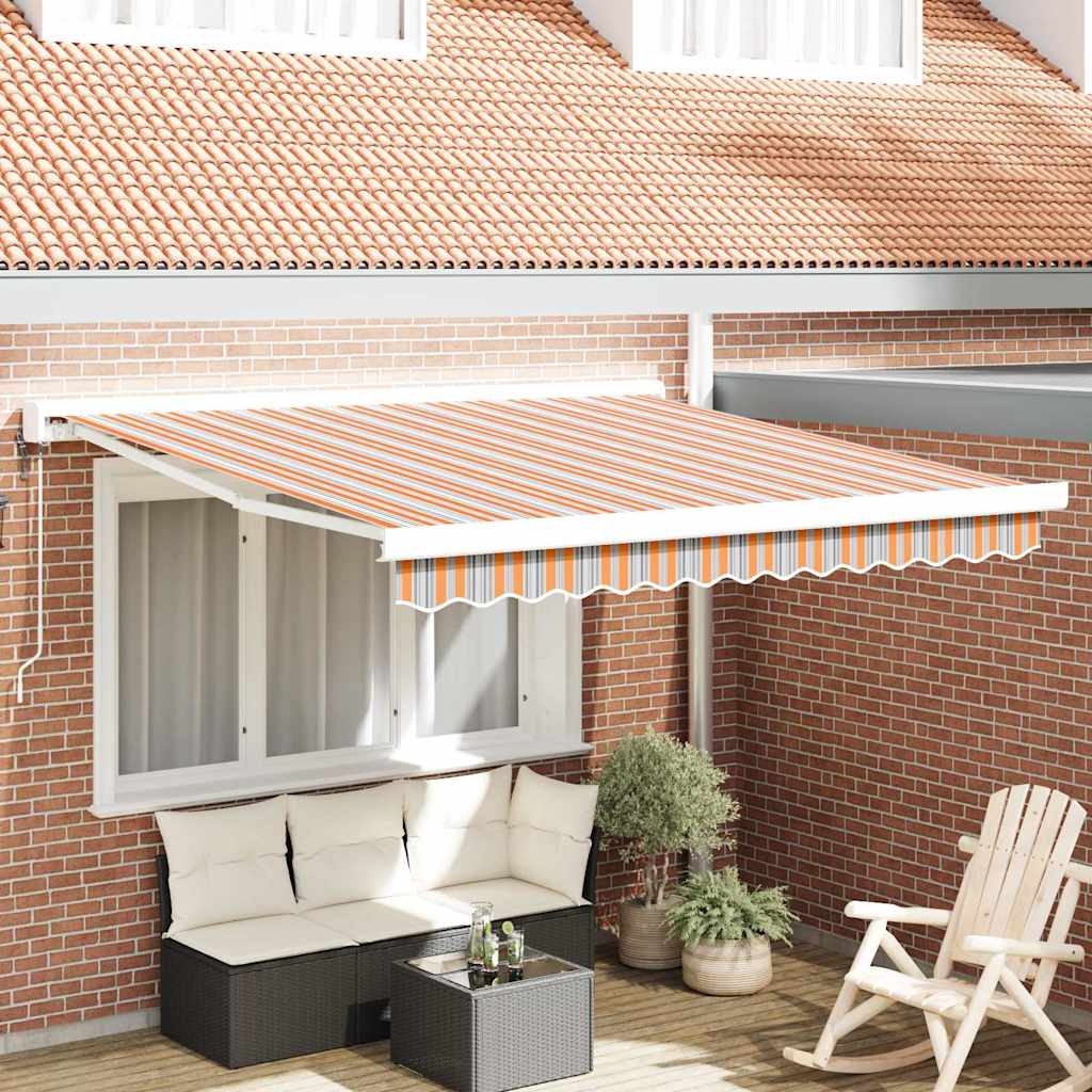 vidaXL Markiza wysuwana Wielokolorowe 300 x 250 x 165 cm