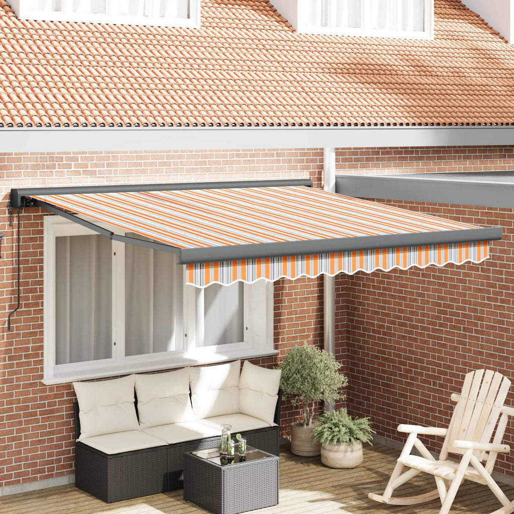 vidaXL Markiza wysuwana Wielokolorowe 300 x 250 x 165 cm