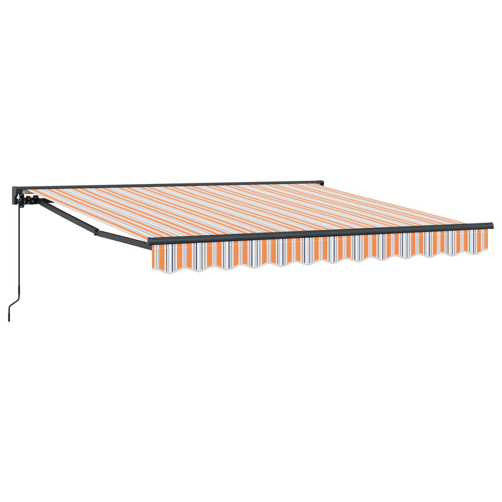 vidaXL Rama markizy Niebieski i Pomarańczowy 300 x 250 cm