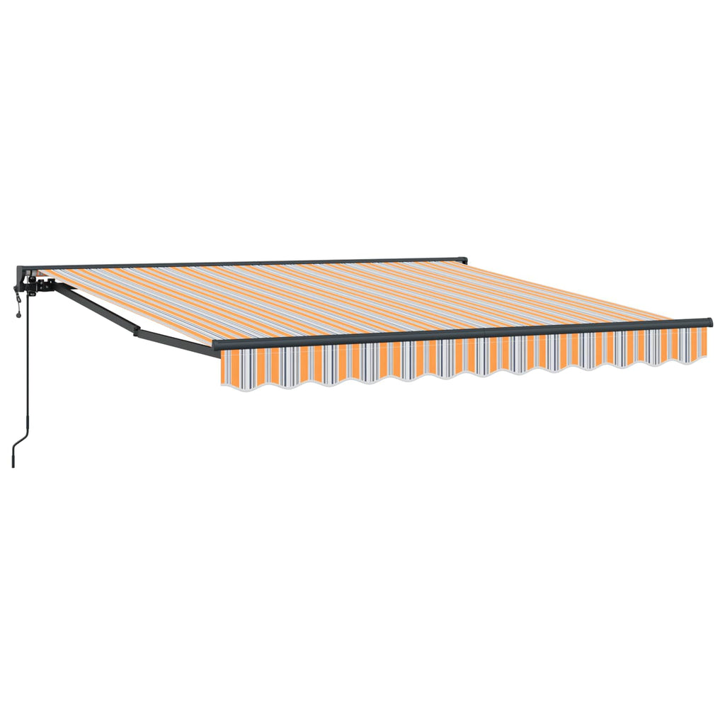 vidaXL Rama markizy Niebieski i Pomarańczowy 300 x 250 cm