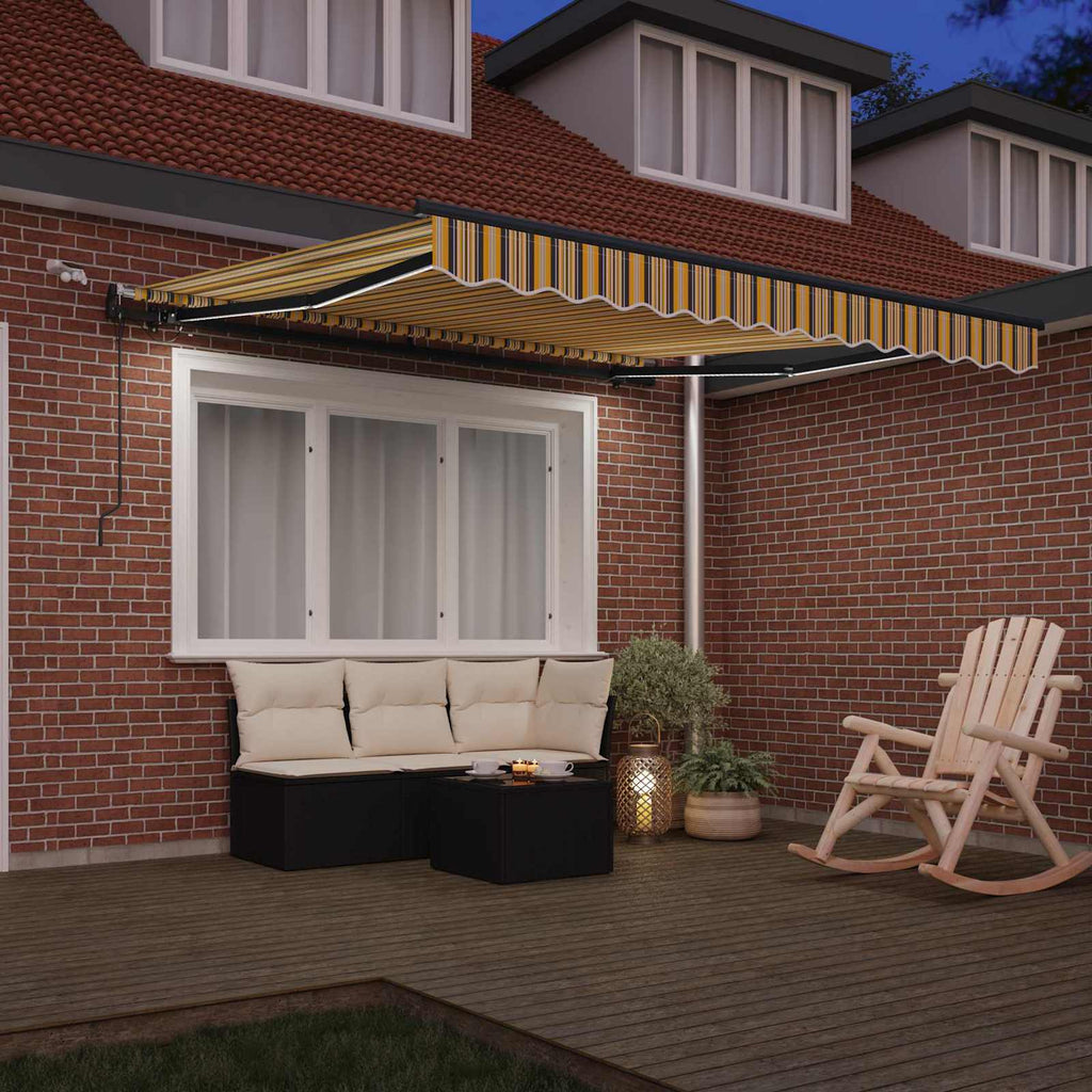 vidaXL Tkanina Zadaszenia Wielokolorowe 300 x 250 cm Poliester