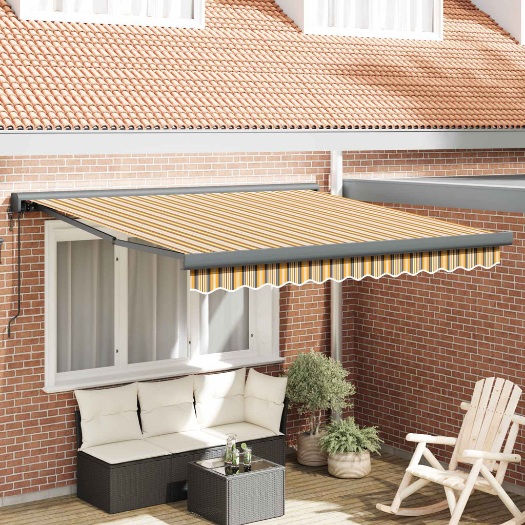 vidaXL Markiza wysuwana Wielokolorowe 300 x 250 x 165 cm
