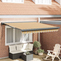 vidaXL Markiza wysuwana Wielokolorowe 300 x 250 x 165 cm