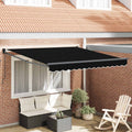 vidaXL Markiza Czarny 300 x 250 x 165 cm Poliester