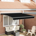 vidaXL Markiza Czarny 300 x 250 x 165 cm Poliester i aluminium