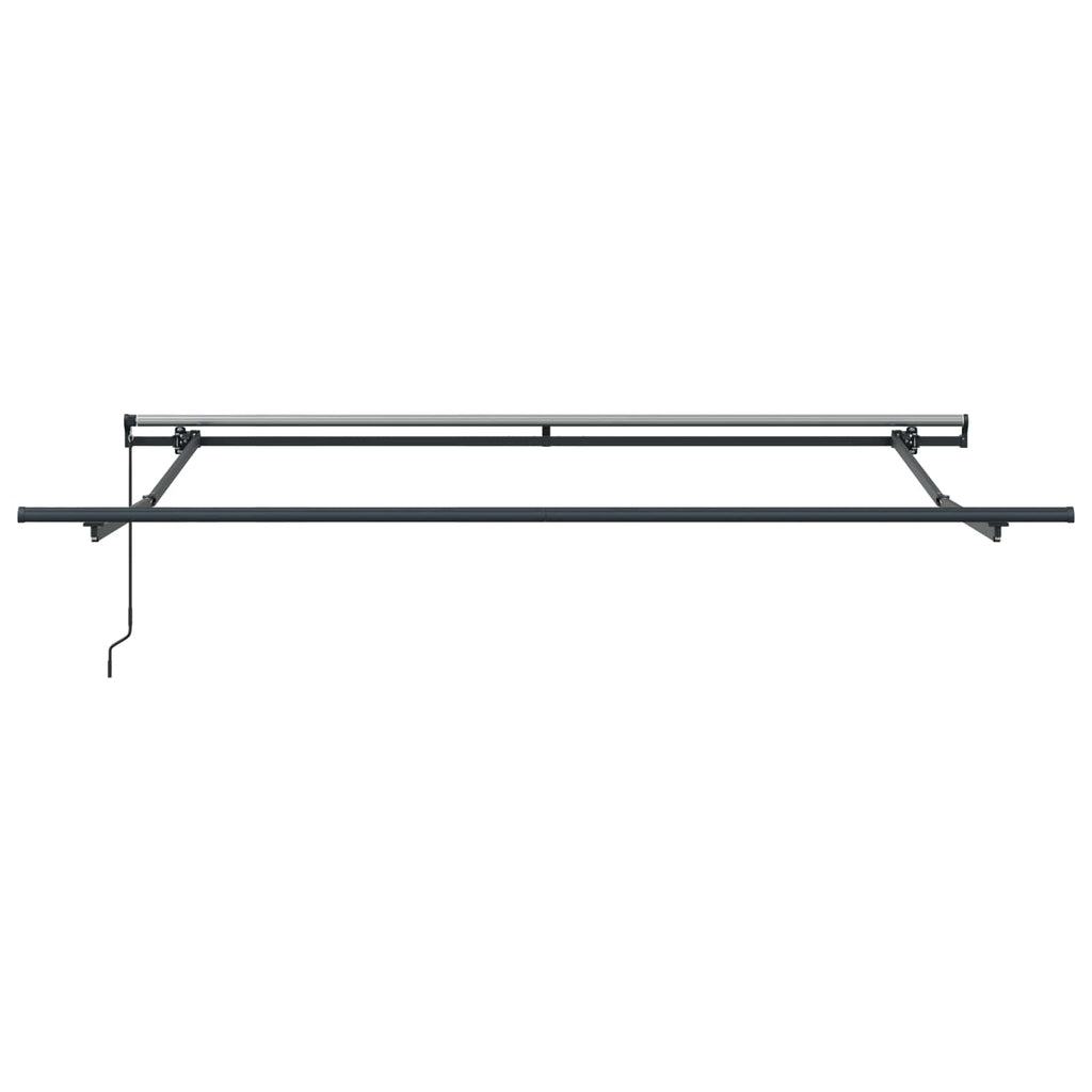 vidaXL Markiza zwijana Biały 300 x 250 cm Poliester i Stal