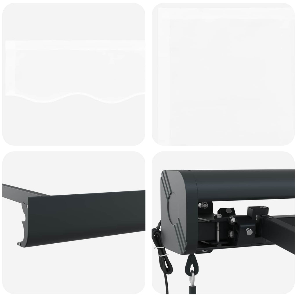 vidaXL Markiza Biały 300 x 250 x 165 cm Poliester i aluminium
