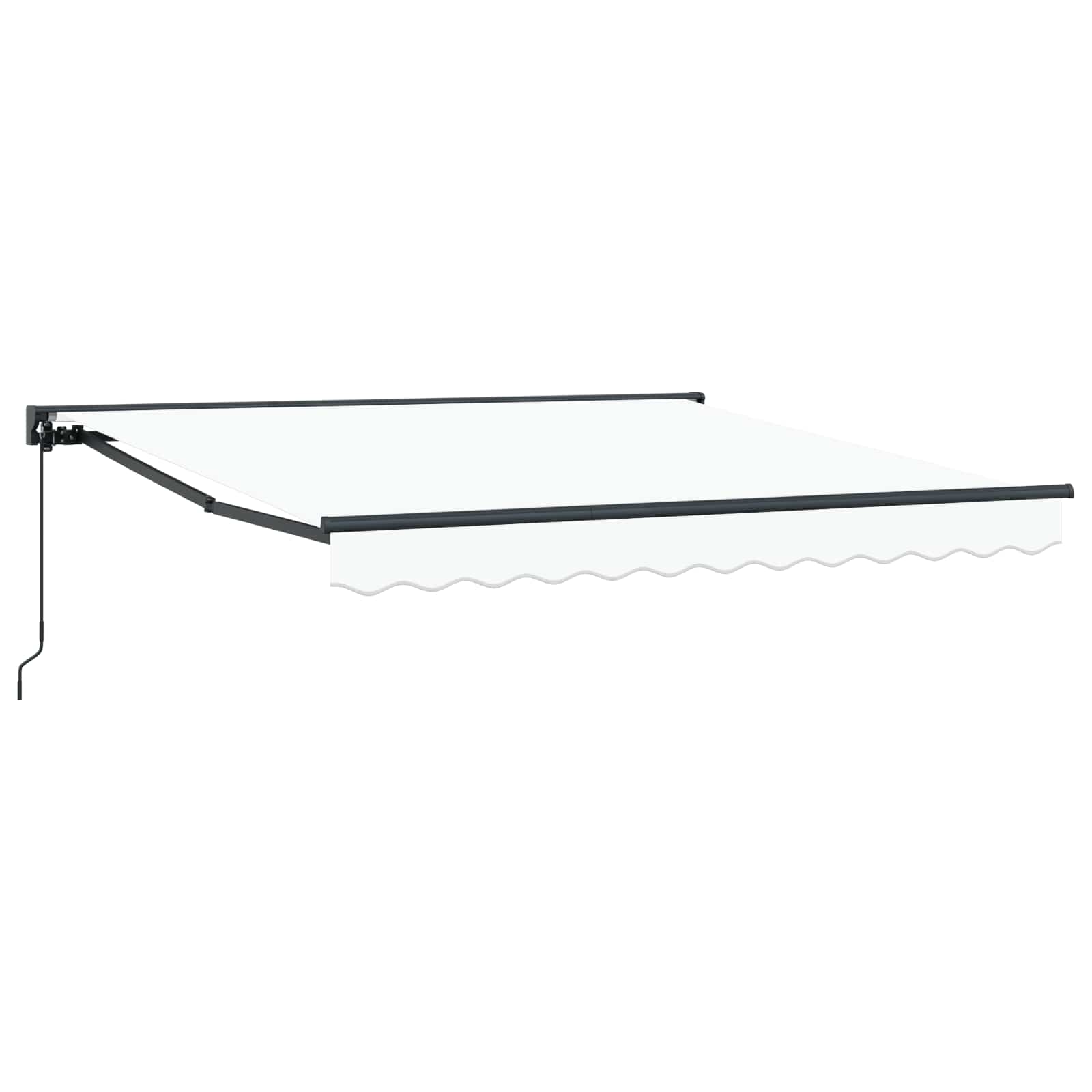 vidaXL Rama markizy Biały 300 x 250 cm Poliester z powłoką PU