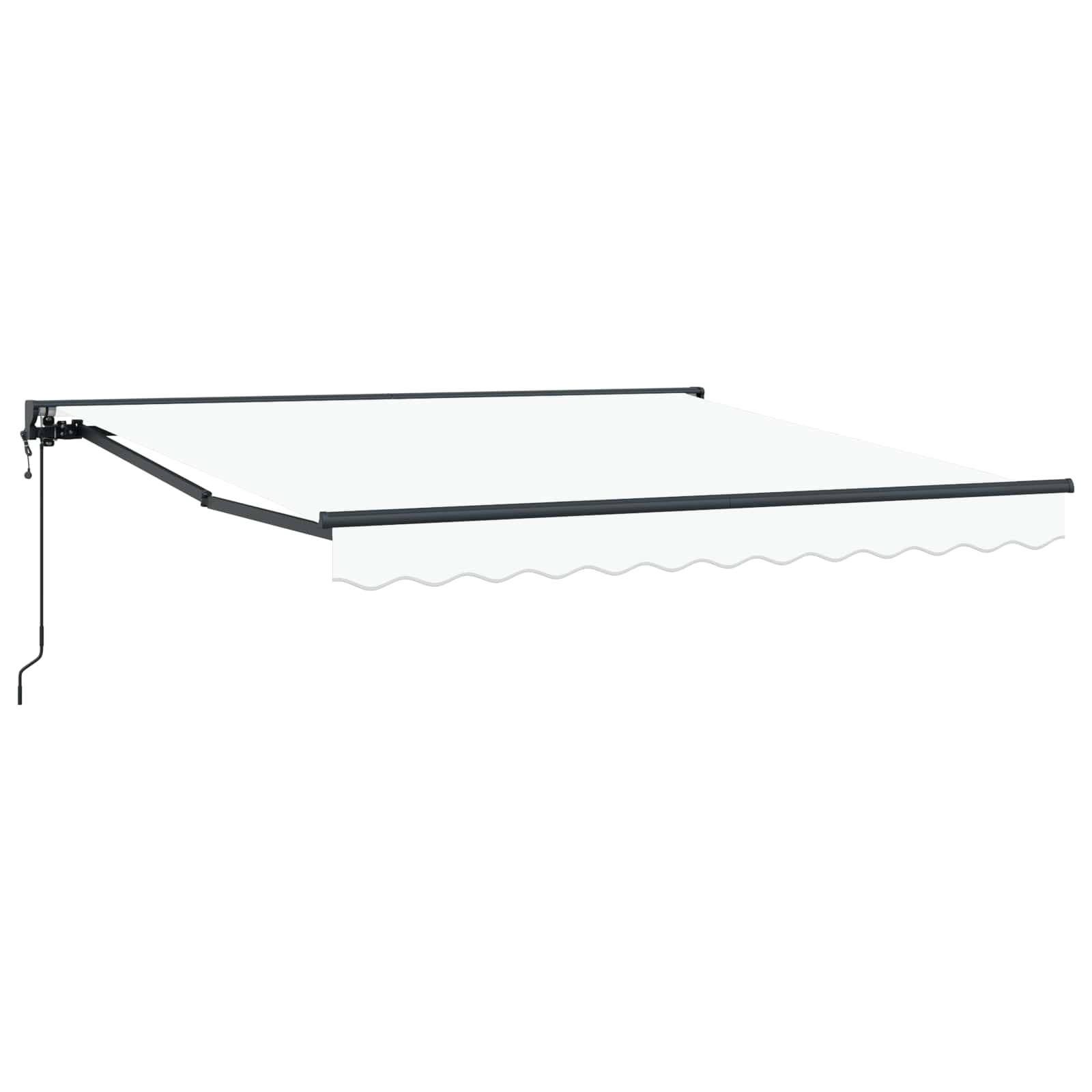 vidaXL Rama markizy Biały 300 x 250 cm Poliester z powłoką PU