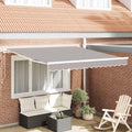vidaXL Markiza Jasnoszary 300 x 250 x 165 cm Poliester