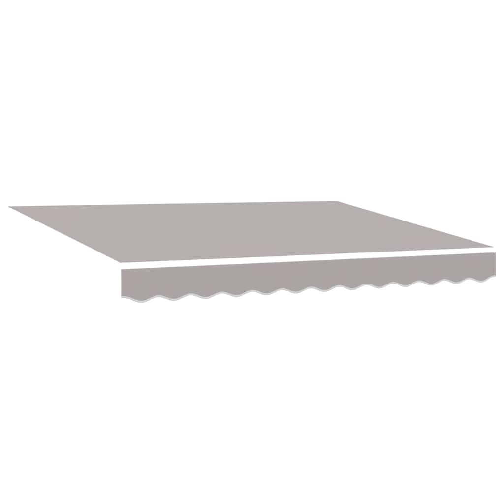 vidaXL Markiza wysuwana jasnoszary 300 x 250 cm Tkanina i aluminium
