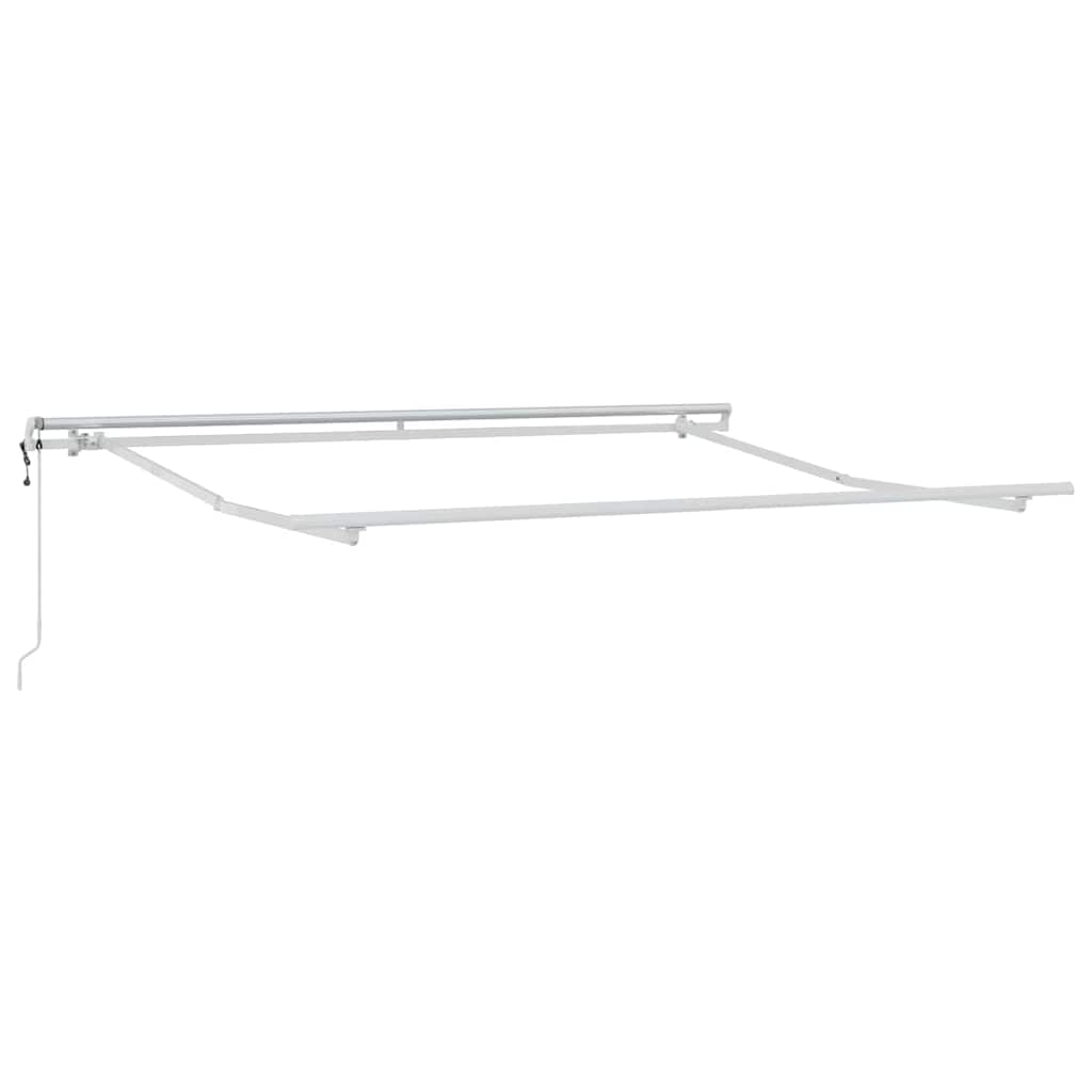 vidaXL Markiza wysuwana jasnoszary 300 x 250 cm Tkanina i aluminium