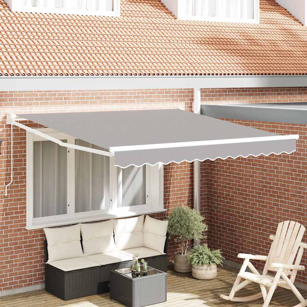 vidaXL Markiza Jasnoszary 300 x 250 x 165 cm Poliester