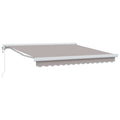 vidaXL Markiza Jasnoszary 300 x 250 x 165 cm Poliester i aluminium