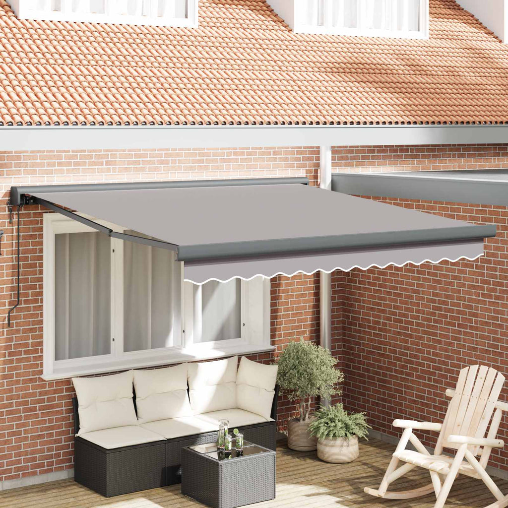 vidaXL Markiza Jasnoszary 300 x 250 x 165 cm Poliester i aluminium