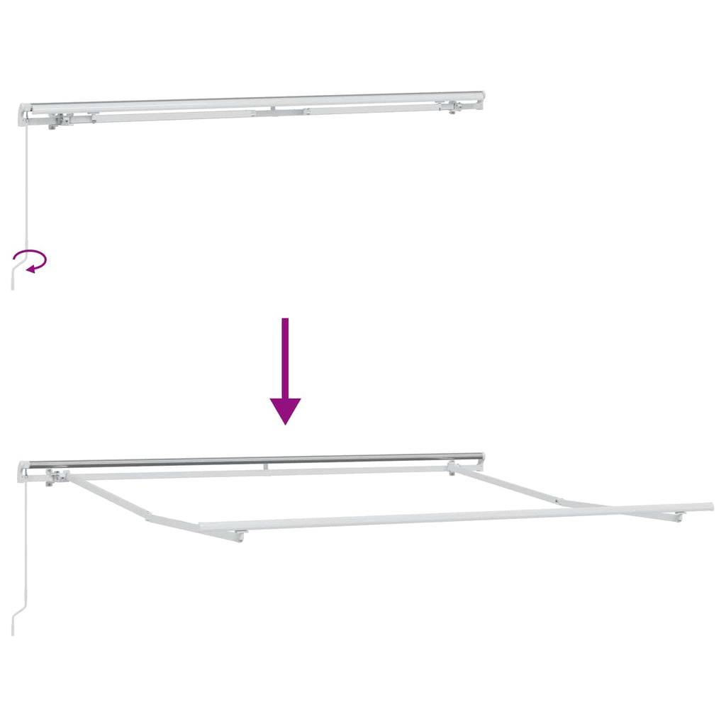 vidaXL Markiza Czerwony 300 x 250 x 165 cm Poliester