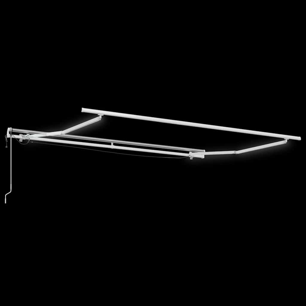 vidaXL Markiza wysuwana czerwony 300 x 250 cm Poliester