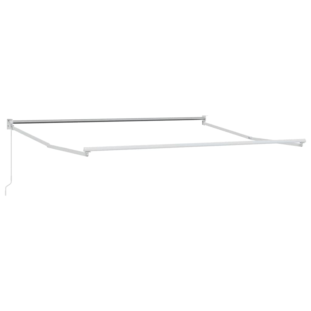 vidaXL Markiza zwijana Czerwony 300 x 250 cm Poliester i aluminium