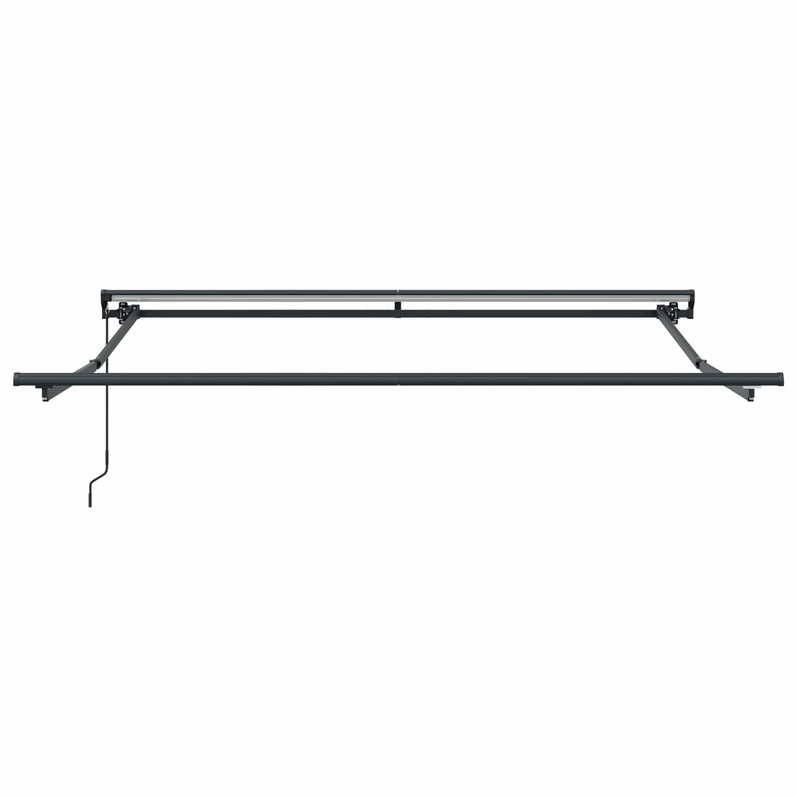 vidaXL Rama markizy Niebieski i biały 350 x 250 cm