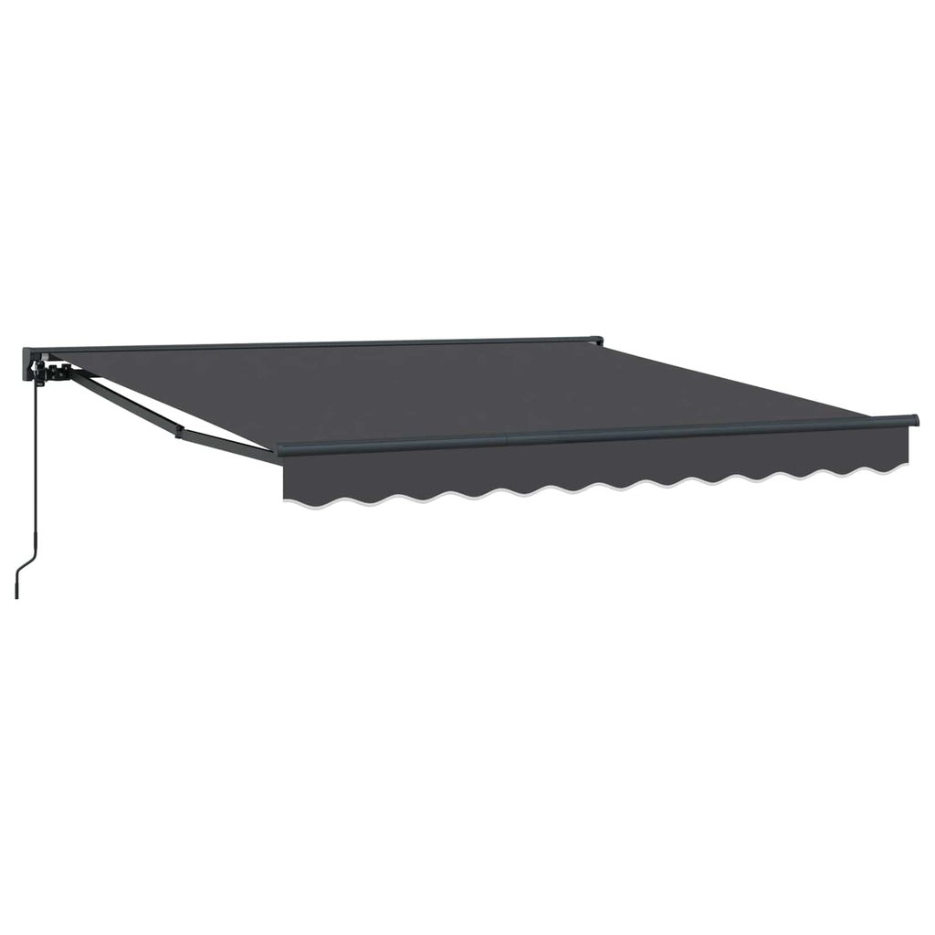 vidaXL Rama markizy Antracyt 350 x 250 cm Poliester z powłoką PU