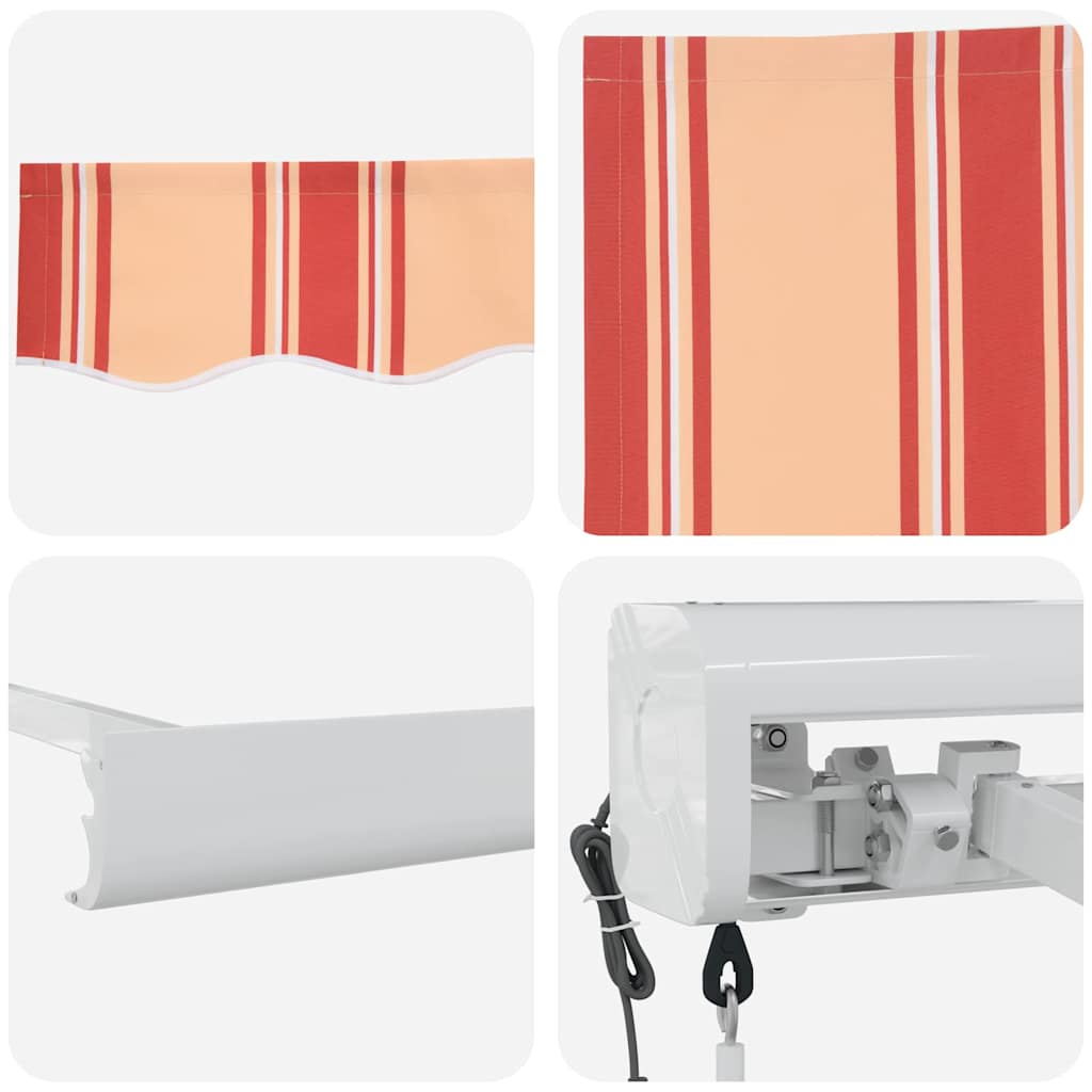 vidaXL Markiza Żółty i pomarańczowy 350 x 250 x 165 cm