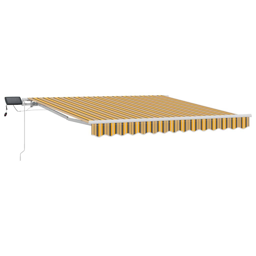 vidaXL Markiza zwijana Wielokolorowe 350 x 250 cm Tkanina i Stal