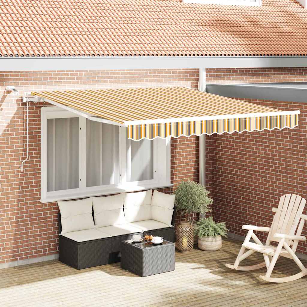 vidaXL Tkanina Zadaszenia Wielokolorowe 350 x 250 cm Poliester