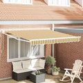 vidaXL Markiza zwijana Wielokolorowe 350 x 250 cm