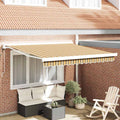vidaXL Markiza Wielokolorowe 350 x 250 cm Poliester i aluminium