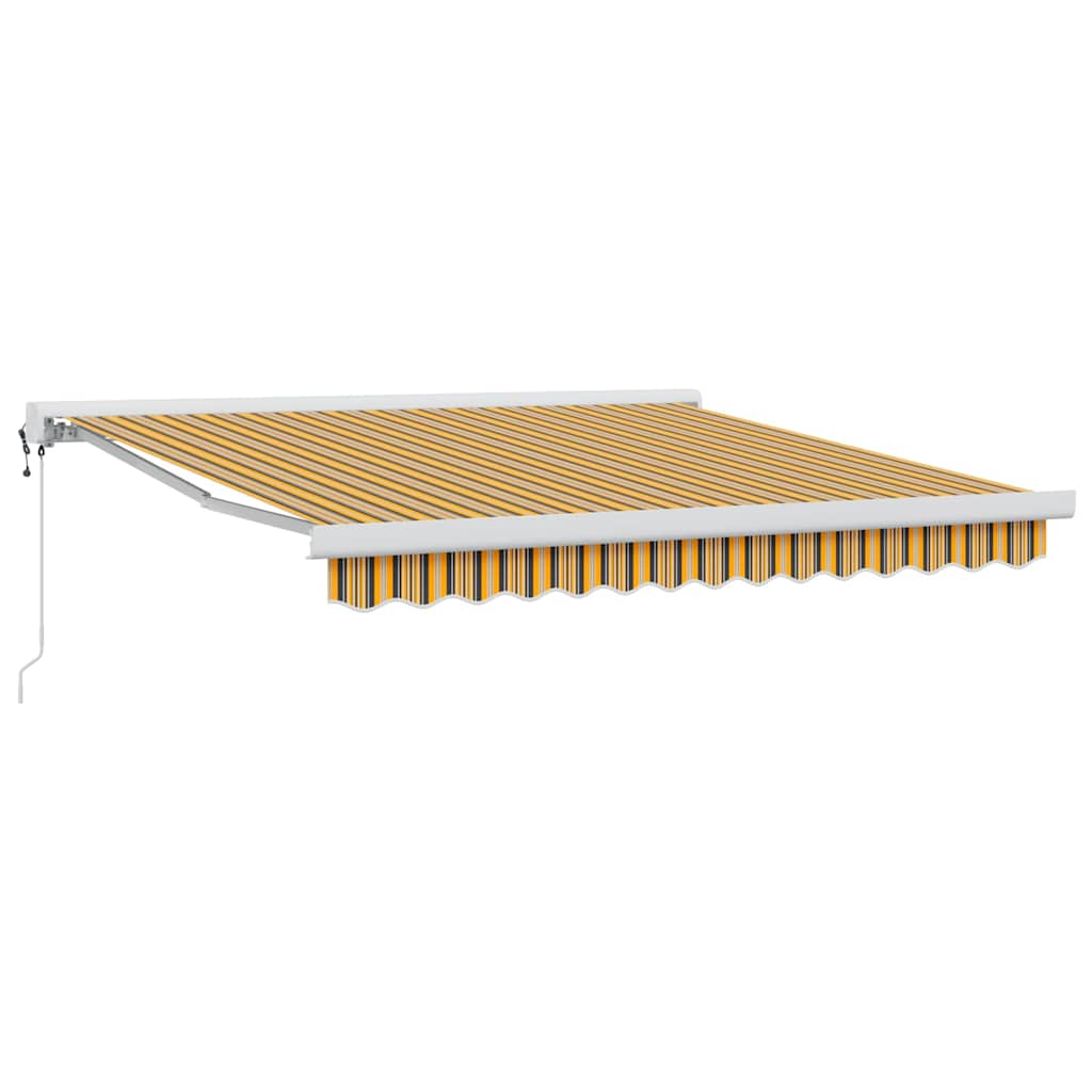 vidaXL Markiza Wielokolorowe 350 x 250 cm Poliester i aluminium