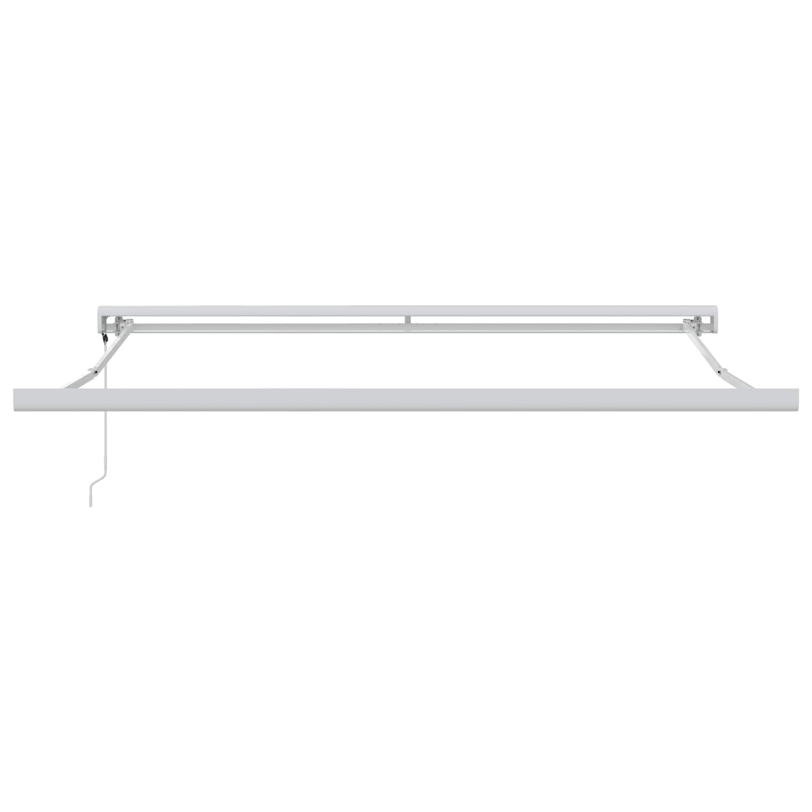 vidaXL Markiza Czarny 350 x 250 cm Poliester i aluminium