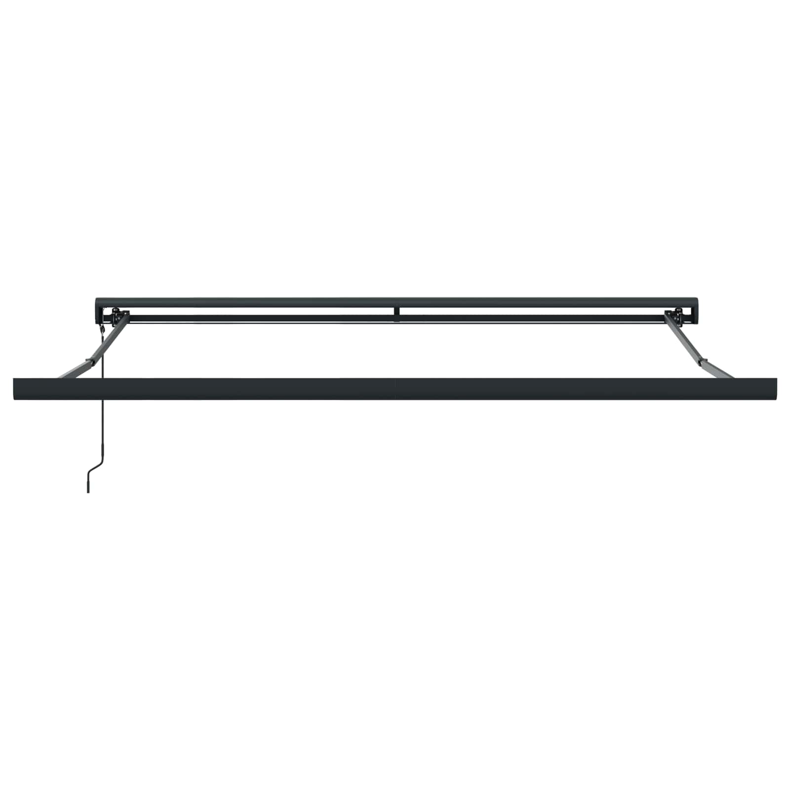 vidaXL Markiza Czarny 350 x 250 x 165 cm Poliester i aluminium
