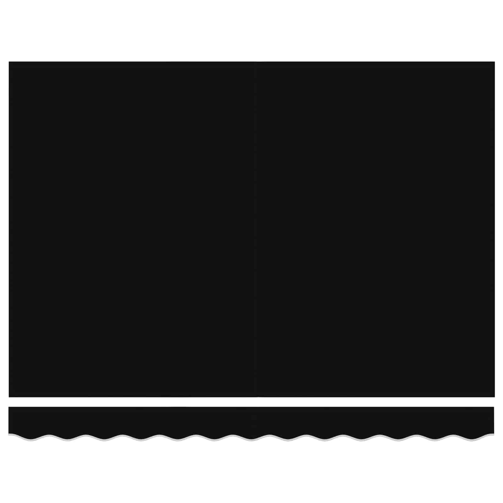 vidaXL Rama markizy Czarny 350 x 250 cm Poliester z powłoką PU