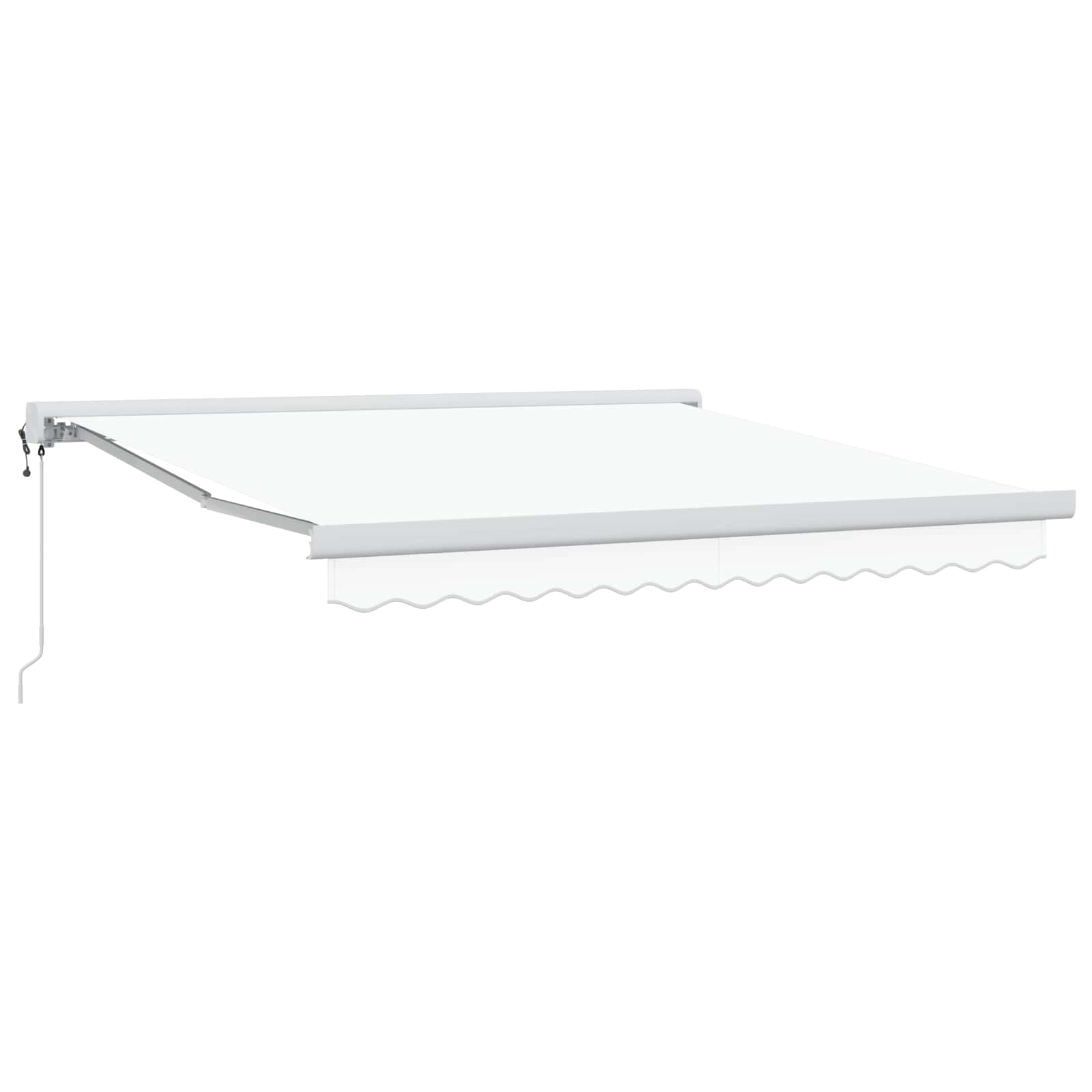 vidaXL Markiza Biały 350 x 250 x 165 cm Poliester i aluminium