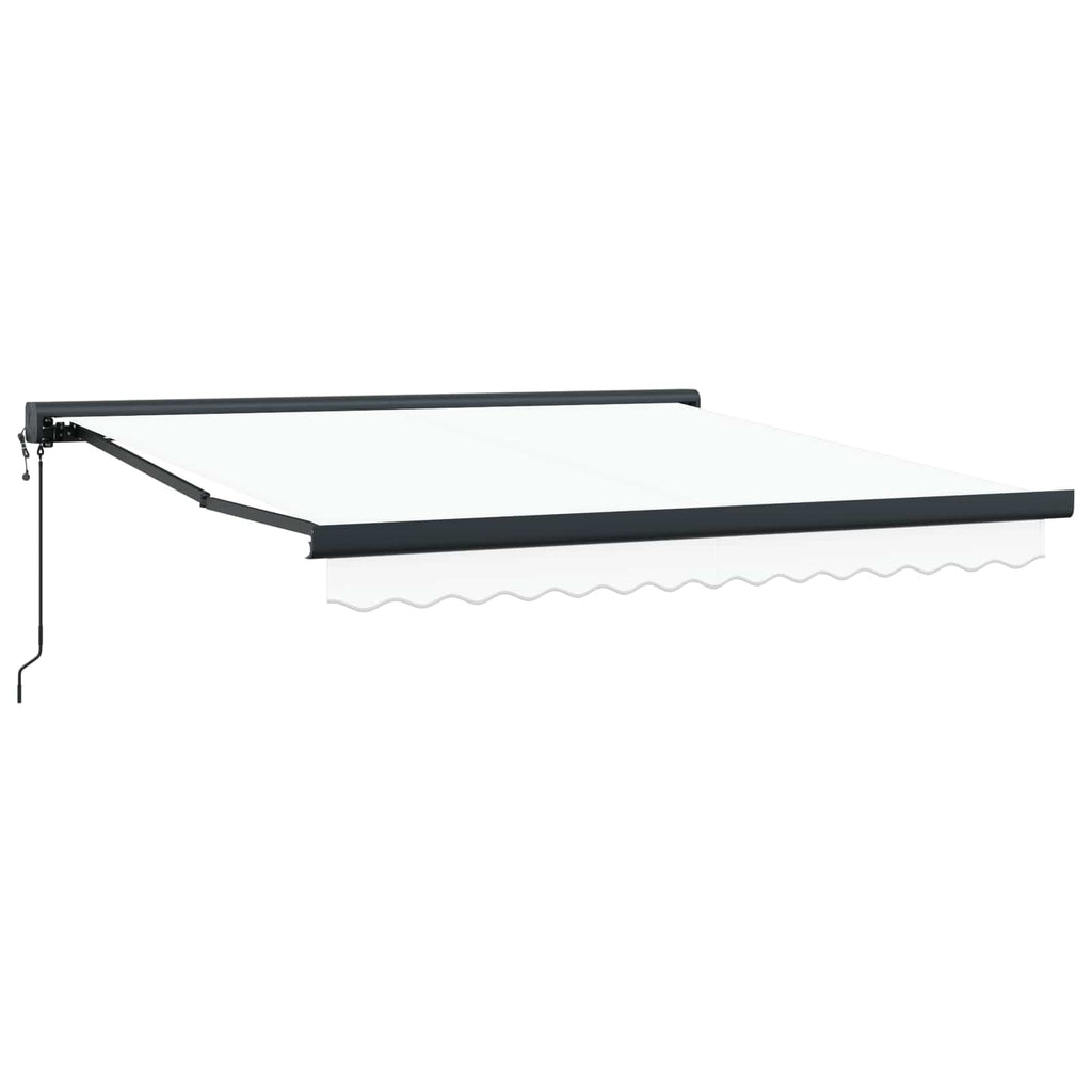 vidaXL Markiza Biały 350 x 250 x 165 cm Poliester i aluminium