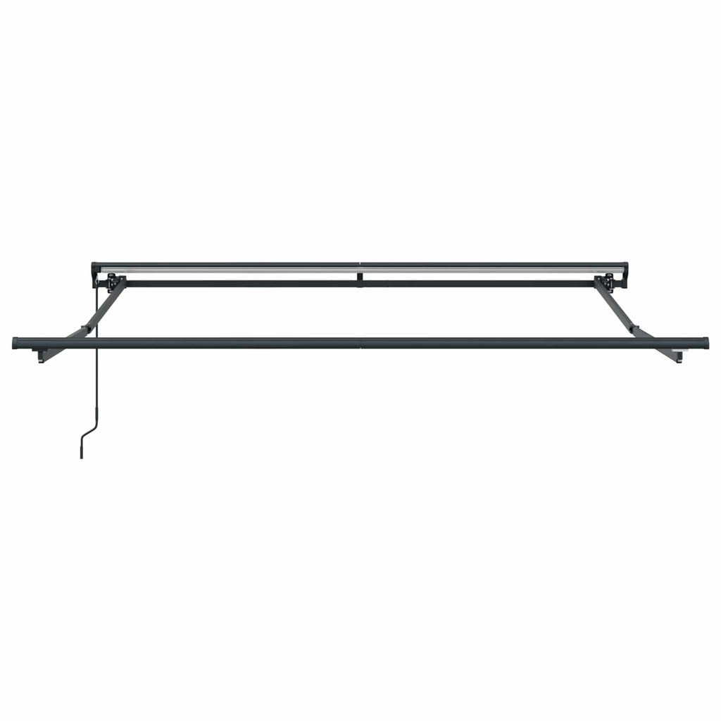 vidaXL Rama markizy jasnoszary 350 x 250 cm Poliester z powłoką PU