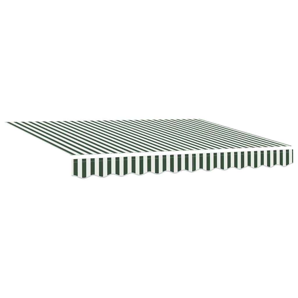 vidaXL Rama markizy Zielony i Biały 350 x 250 cm