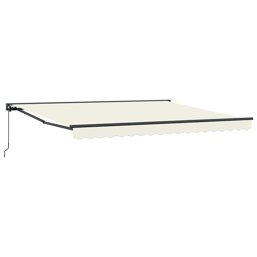 vidaXL Rama markizy Kremowy 400 × 300 cm Poliester z powłoką PU