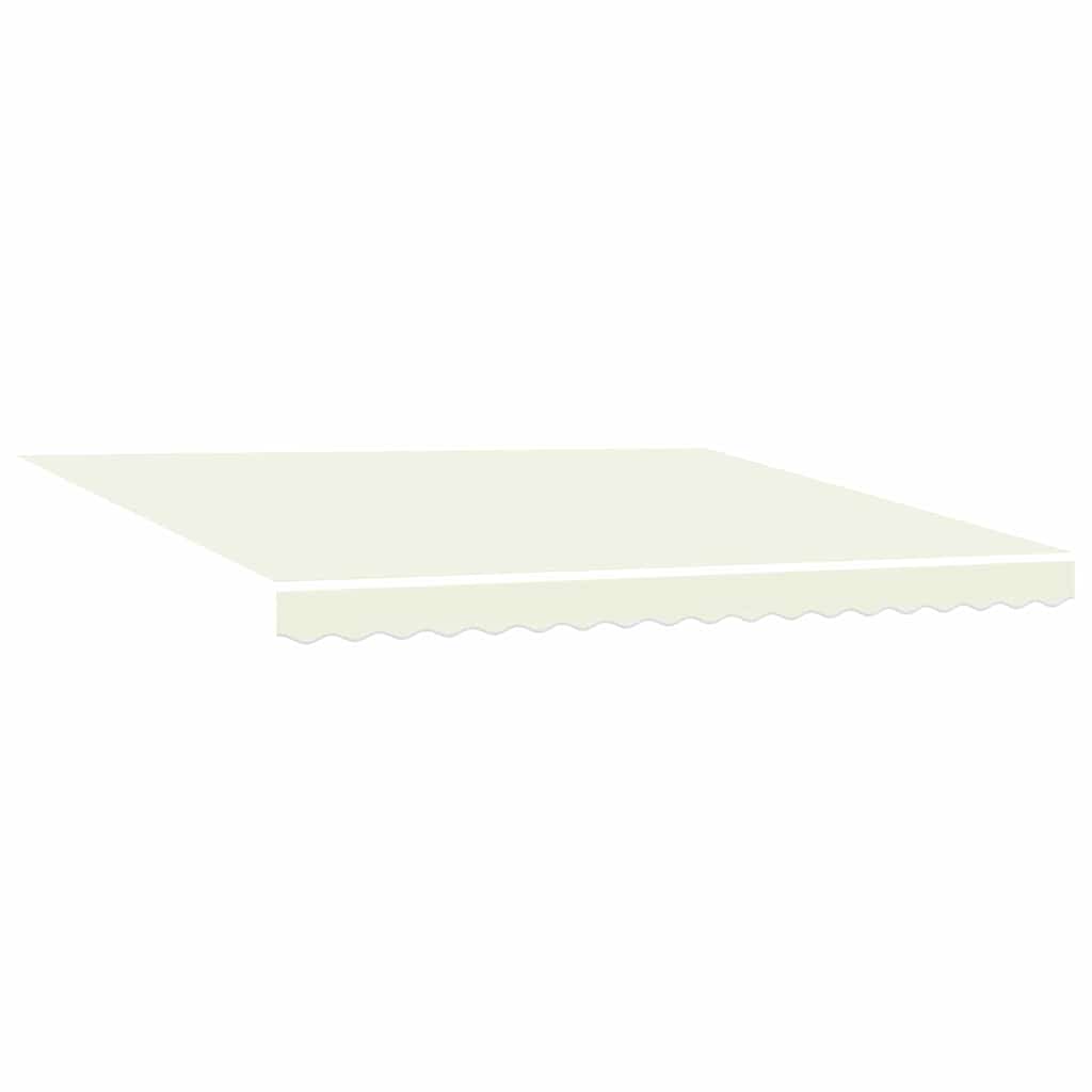vidaXL Markiza zwijana Kremowy 400 × 300 cm Poliester i aluminium