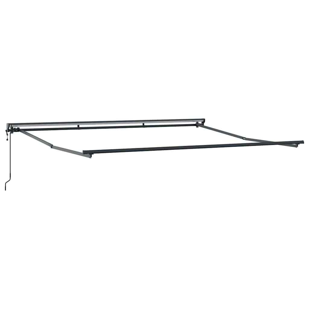 vidaXL Markiza zwijana Kremowy 400 × 300 cm Poliester i aluminium