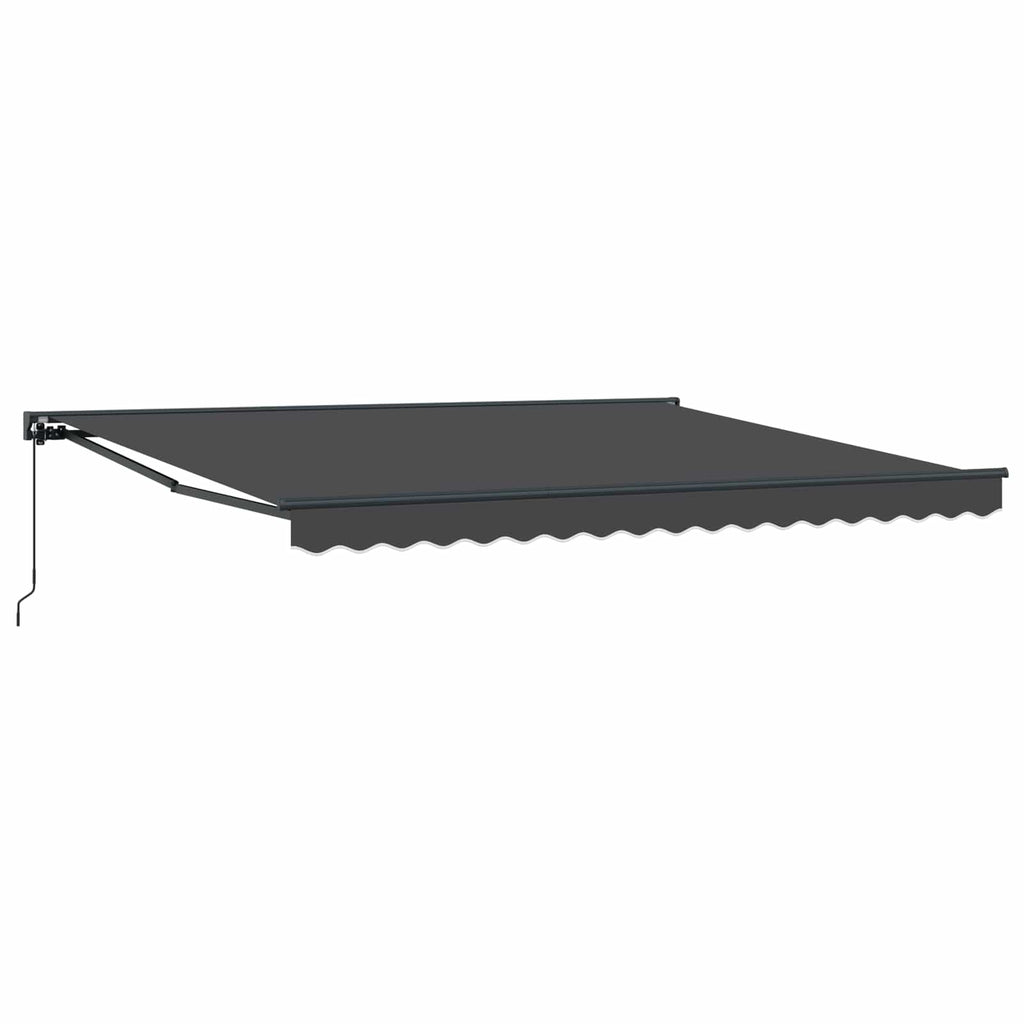 vidaXL Rama markizy Antracyt 400 × 300 cm Poliester z powłoką PU