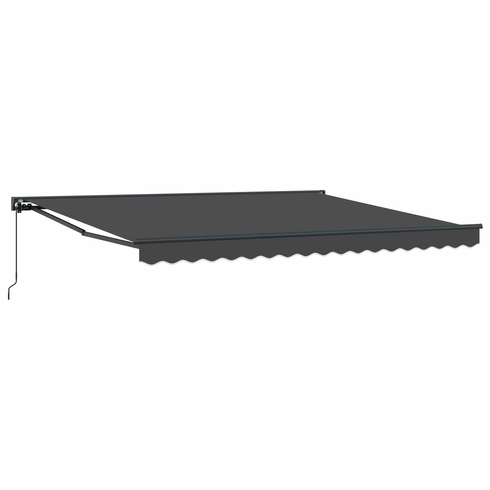 vidaXL Rama markizy Antracyt 400 × 300 cm Poliester z powłoką PU