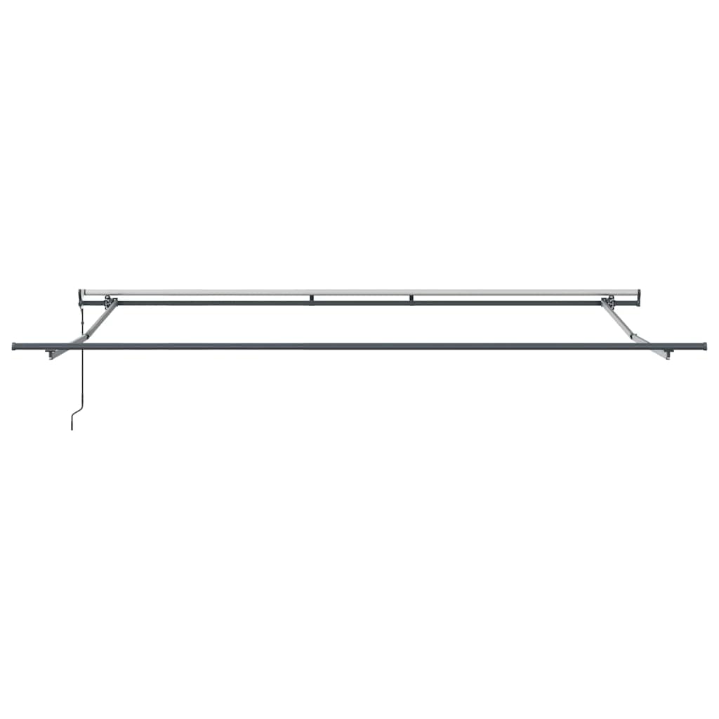 vidaXL Markiza wysuwana Wielokolorowe 400 × 300 cm Tkanina i aluminium