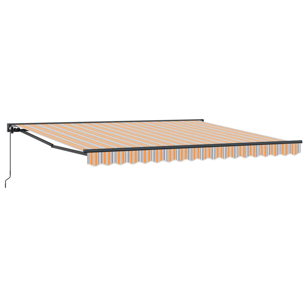 vidaXL Rama markizy Niebieski i Pomarańczowy 400 × 300 cm