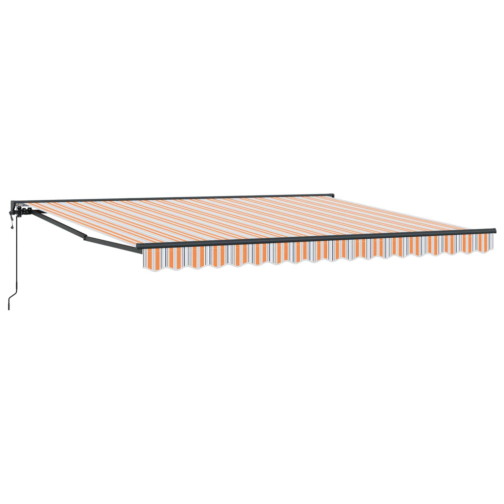 vidaXL Rama markizy Niebieski i Pomarańczowy 400 × 300 cm